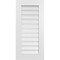 Ekena Millwork Vertical Surface Mount PVC Gable Vent: Functional, w/ 3-1/2"W x 1"P Standard Frame, 18"W x 38"H GVPVE18X3801SF - alternate 1